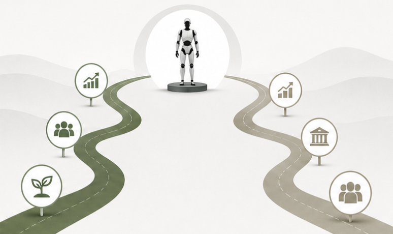 Robotics liquidity pathways illustration